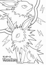 Coloring Pages Pokemon Eevee Eeveelutions Pikachu Adult Book Printable Friends Anime Pokémon Evolution Drawing Kids Colouring Getcolorings Color Print Collection sketch template