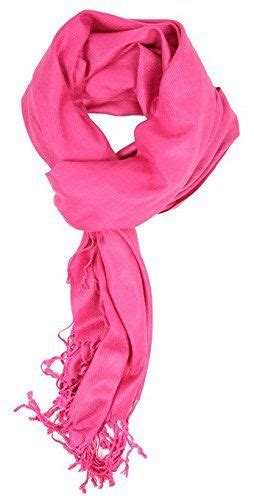 libbysue a luxurious pashmina scarf in beautiful solid colors hot pink