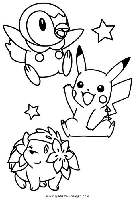 piplup coloring pages sketch coloring page