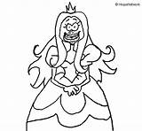 Ugly Princess Coloring Color Colored Coloringcrew Book sketch template