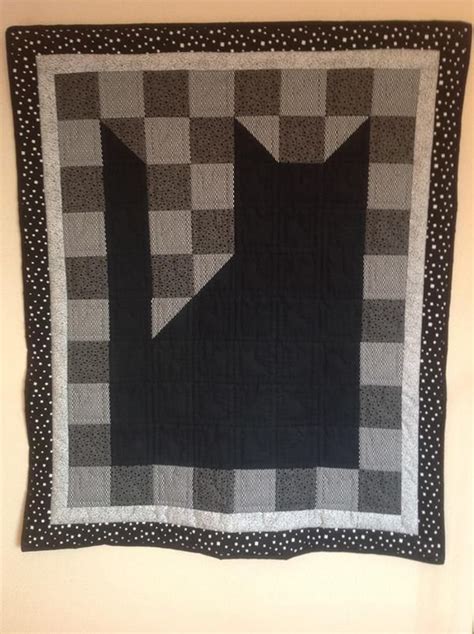 black cat quilt quilts cat quilt quilt sewing