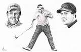 Phil Mickelson Murphy Elliott Golf Drawing Fineartamerica Crazy Choose Board sketch template