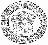 Azteca Maya Mayas Aztecas Calendarios Mayan Aztec Prehispanicos Dioses Amb Cerca Meses Días Simbolos Año Haab Códices Idioma sketch template