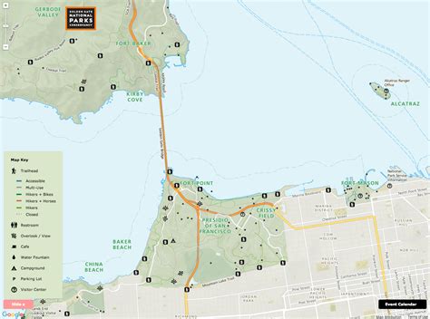 Golden Gate Recreation Area Map Stamen