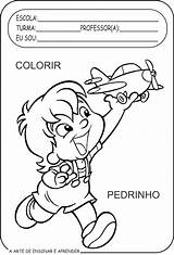 Colorir Lobato Monteiro Livro Pedrinho Educação Emilia Ensinar Compartilhe Links sketch template