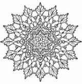 Mandala Mandalas Snowflake Kaleidoscope Ausmalen Dover Doverpublications Erwachsene Coloriage Coloriages Ausmalbilder Schwierige Snowflakes Ausdrucken Christmas Kaleidescope Malvorlagen S39 Onlycoloringpages sketch template