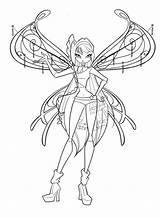 Winx Believix Coloring Pages sketch template