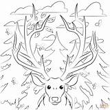 Antlers Antler Supercoloring Raster Adults Source sketch template