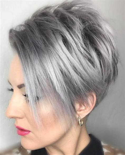 14 Best Gray Short Haircuts For Thin And Thick Haircuts