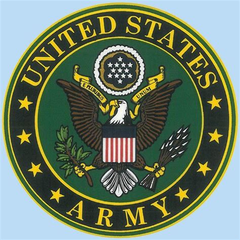 army crest  decal military republic