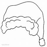 Hat Santa Coloring Christmas Pages Printable Kids Cool2bkids Para Natal Clipart Visit Clipartmag Escolha Pasta sketch template