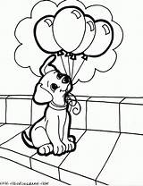Fofos Cachorros Cachorro Balloons sketch template