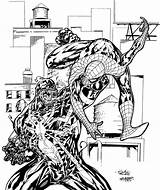Venom Spiderman Coloring Vs Pages Spider Man Drawing Inks Cartoon Deviantart Printable Color Getdrawings Bubakids Popular Getcolorings Coloringhome Google sketch template