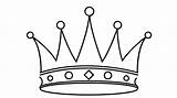 Coloring Pages Tiaras Clip Clipart Tiara sketch template