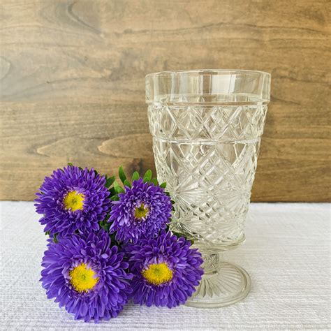 Pressed Glass Goblets Moments Like These Rentals