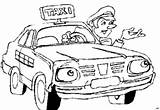 Taxifahrer Sonstiges Malvorlage sketch template