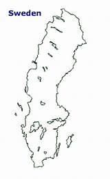 Outline Sweden Map Maps Color Country Area Countryreports sketch template