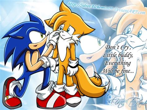 Tails The Fox Crying Don T Cry Little Buddy By