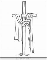 Lent Draped Catholic Thecatholickid Kreuz Kreuze Children Thorns Palms Cricut sketch template