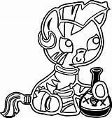 Coloring Zecora Danger Bottle Baby Wecoloringpage sketch template