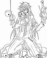 Butler Coloring Grell Pages Lineart Anime Sutcliff Printable Bayonetta Sutcliffe Manga Deviantart Drawing Drawings Popular Sketch Template sketch template