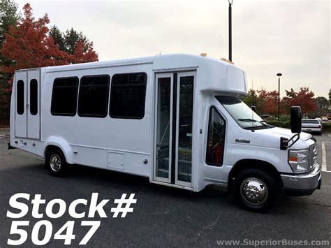 2014 ford e450 wheelchair shuttle bus for sale used