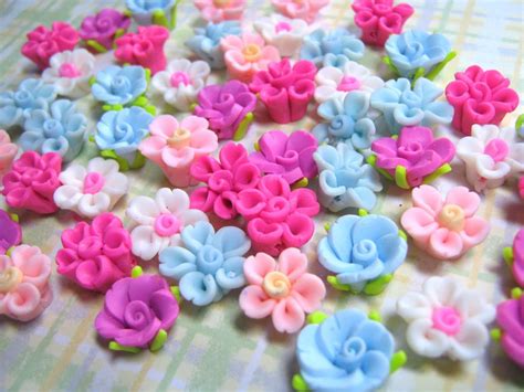 vive creation beads  craft garden  products clay flowers