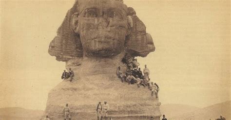 vintage everyday the sphinx giza egypt ca 1850s