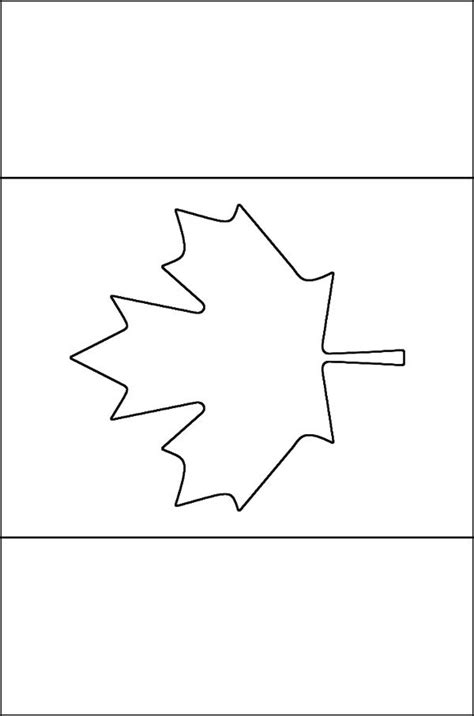canadian flag coloring page  printable coloring pages flag
