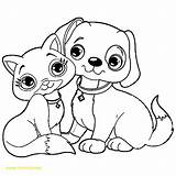 Valentine Coloring Pages Puppies Puppy Cute Dogs Getdrawings sketch template