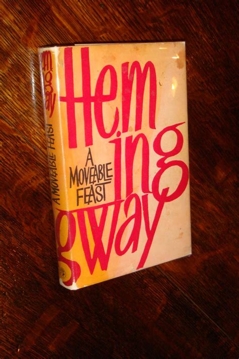 moveable feast st edition  hemingway ernest  good hardcover  st edition