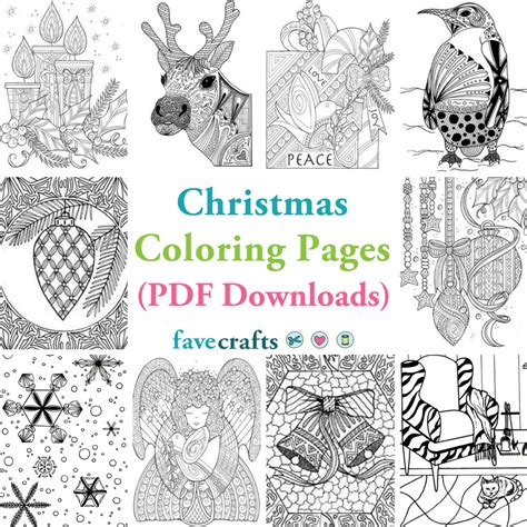 christmas colouring pages  adults printable  printable templates