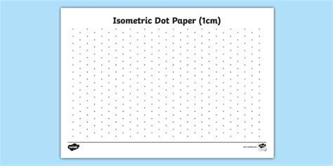 isometric dot paper teacher  twinkl