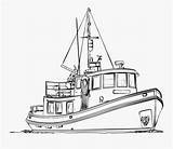 Tugboat Watercraft Clipart Clipartkey sketch template