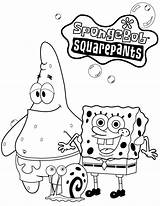 Coloring Spongebob Pages Rocks Cartoon sketch template