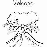 Volcano Coloring Pages Drawing Cinder Cone Lava Printable Earthquake Kids Little Top Kindergarten Science Getcolorings Volcanoes Color Worksheet Resources Drawings sketch template