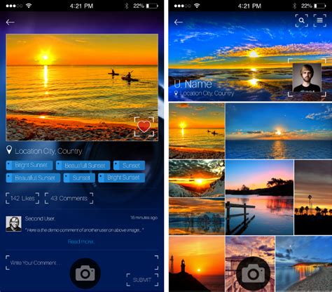 sunrise app  user  upload  images  sunrise