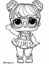 Lol Coloring Pages Doll Bon Dolls Printable Surprise Baby Color Kids Print Girls Easy Cute Sheets Miss Adult Getcolorings Popular sketch template