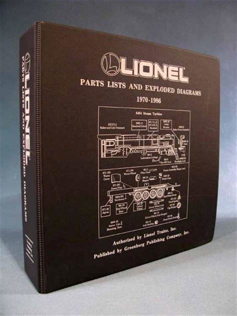 lionel prewar parts list  exploded diagrams