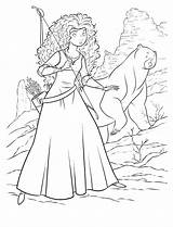 Rebelle Coloriage Merida Princesse Colorare Kolorowanki Coloriages Waleczna Colorier Rebelles Disneys Foret Ribelle Maman Rousse Mains Boucle Ours Indomable sketch template