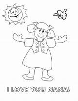 Coloring Mom Pages Nana Grandpa Happy Birthday Mommy Dad Color Print Kids Clipart Colouring Boyfriend Sheets Library Popular Coloringhome Say sketch template