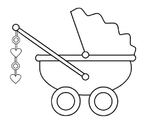 perfect baby carriage coloring sheet