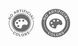 Artificial Dyes Artificiali Alimentare Icona Bevande Tinture Cosmetico Nessun Earth sketch template