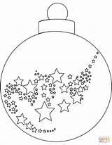 Coloring Christmas Ornament Pages Printable Drawing Paper Dot sketch template