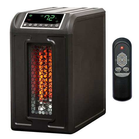 lifesmart  element  quartz infrared electric portable room space heater walmartcom