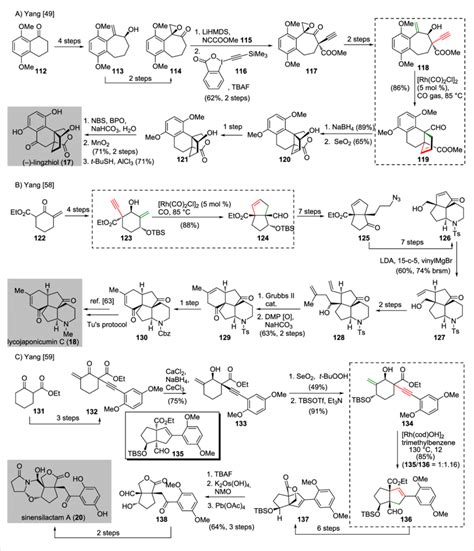 scheme  total synthesis  natural products reported