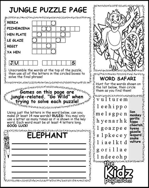 kids activity pages images  pinterest activity sheets