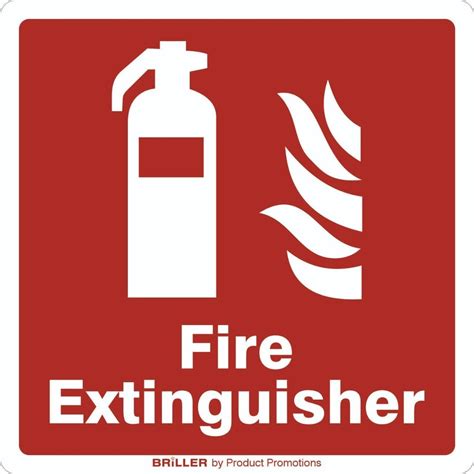 fire extinguisher safety sticker  rs piece security sticker
