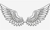 Wings Angel Drawing Coloring Transparent Clipart Angle Printable Pages Asas Wing Para Desenho Logo Owl Anjo Tattoo Tatuagem Painted Hand sketch template