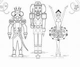 Nutcracker Wonder sketch template